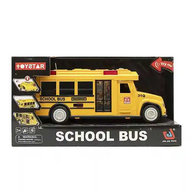 Инерционный автобус "School Bus", 1:14, код 652081