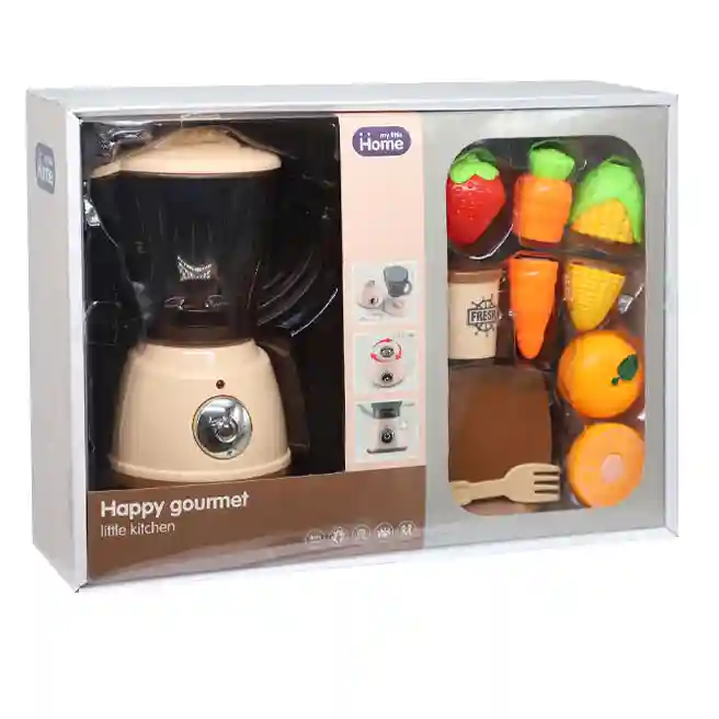 Set de joacă storcător electric cu lumină, fructe și legume, cod 844304