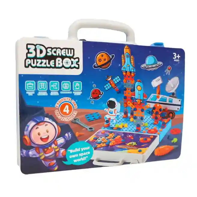Игровой набор 3D, 4 в1 с инструментами, код 752094