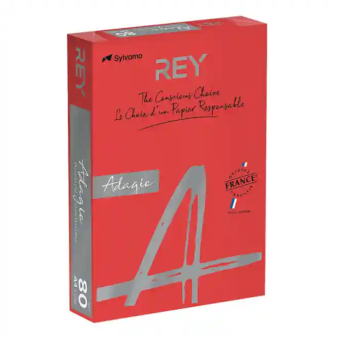 Бумага цветная A4 ( 160г/м2, 250л.) интенсив красная Adagio INTENSE 22
