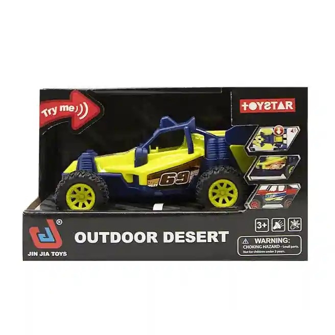 Инерционная машинка "Off Road" зеленая, код 652077