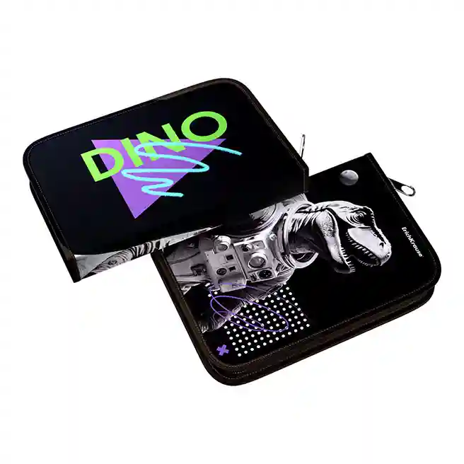 Пенал-книжка ErichKrause без наполнения, Dino Hobby