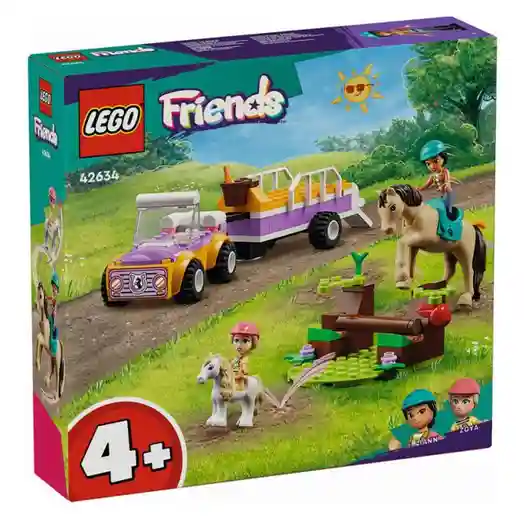 Constructor LEGO Friends Remorcă cu cai și ponei, art. 42634
