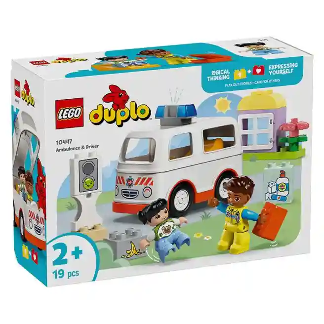 Constructor LEGO DUPLO Ambulanță și șofer, art. 10447