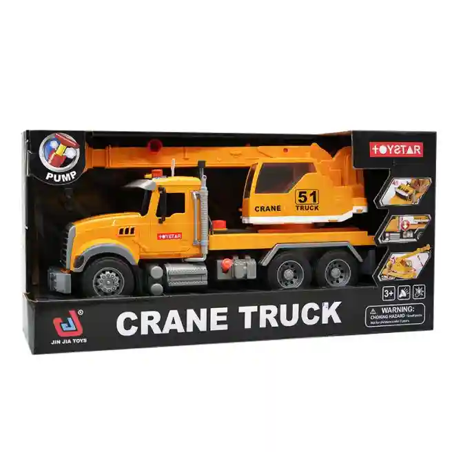 Macara cu inerție "Crane Truck" cu sunet și lumină, cod 602025