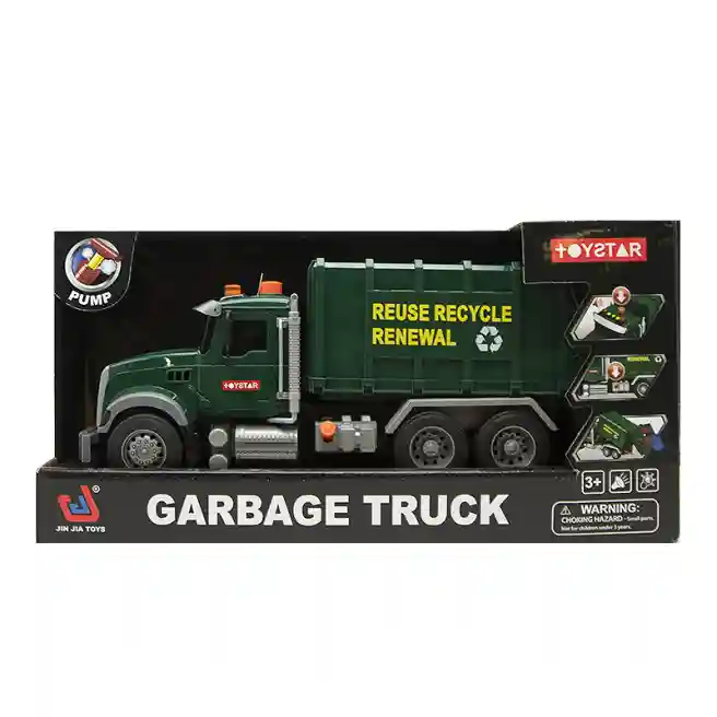 Инерционная машина мусоровоз "Garbage truck", свет/звук, код 652067