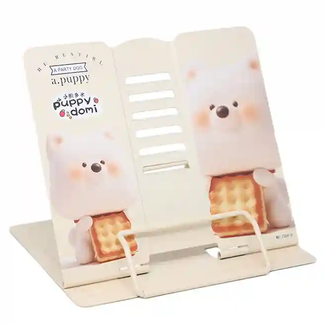 Suport pentru cărți Puppy, piersic