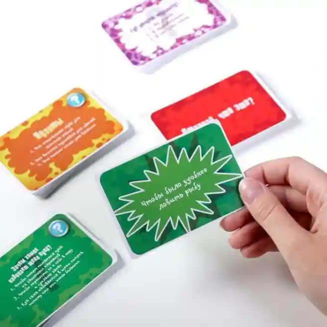 SL Настольная игра Познавалка. Что? Где? Зачем?, 60 карт, 7+, 1009591