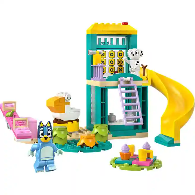 Constructor LEGO Bluey Distracție pe terenul de joacă cu Bluey și Chloe, art. 11201