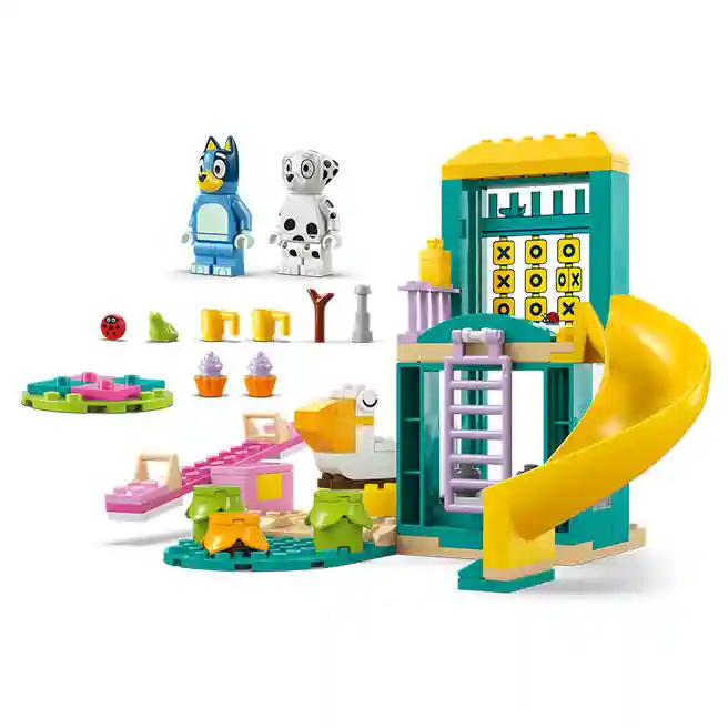 Constructor LEGO Bluey Distracție pe terenul de joacă cu Bluey și Chloe, art. 11201