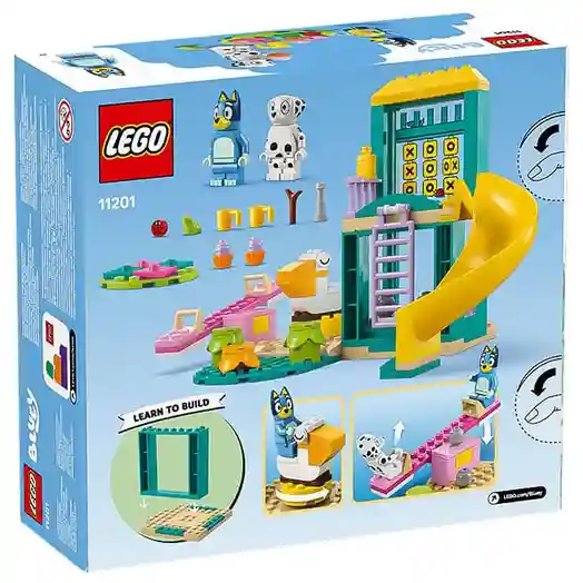 Constructor LEGO Bluey Distracție pe terenul de joacă cu Bluey și Chloe, art. 11201