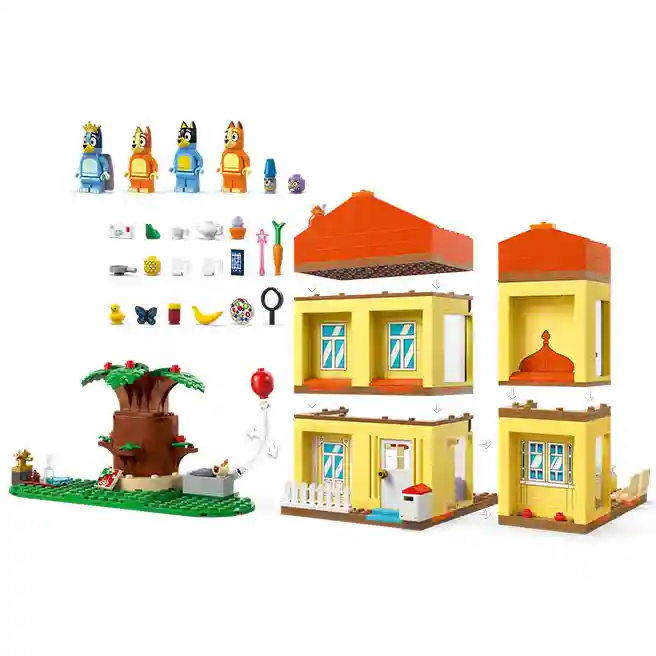 Constructor LEGO Bluey Casă familiei Bluey, art. 11203