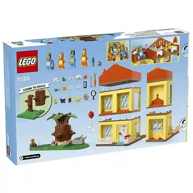 Constructor LEGO Bluey Casă familiei Bluey, art. 11203