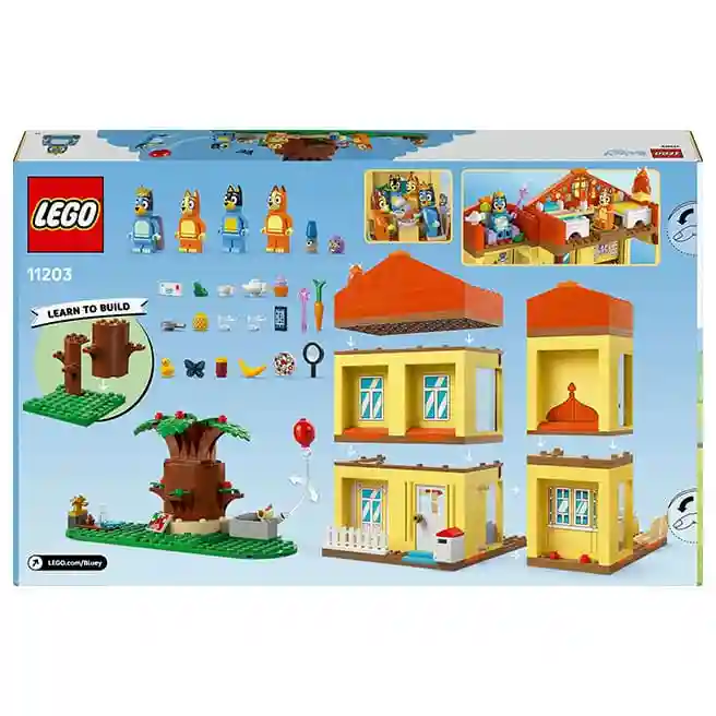 Constructor LEGO Bluey Casă familiei Bluey, art. 11203