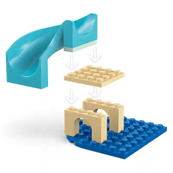Constructor LEGO Gabby`s Dollhouse Aventurile micii sirene Gabby în acvariu, art. 11204