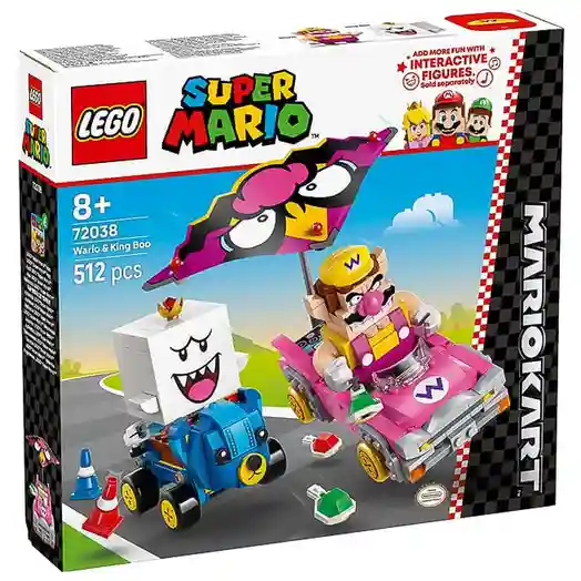 Конструктор LEGO Super Mario Mario Kart – Варио и король Бу, арт. 72038