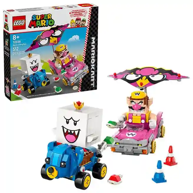 Конструктор LEGO Super Mario Mario Kart – Варио и король Бу, арт. 72038