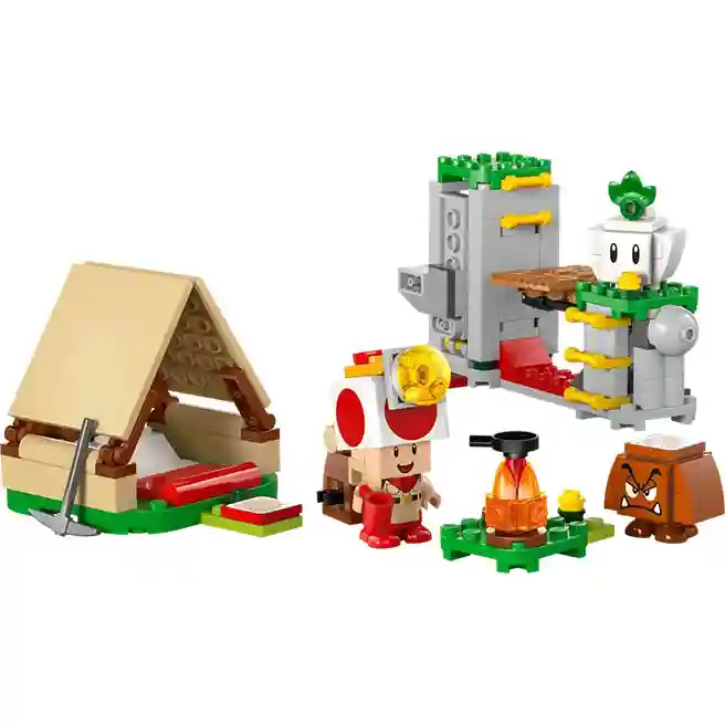 Constructor LEGO Super Mario Mario Kart – Tabăra Căpitanului Toad, art. 72040