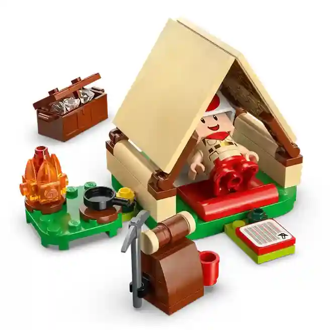 Constructor LEGO Super Mario Mario Kart – Tabăra Căpitanului Toad, art. 72040