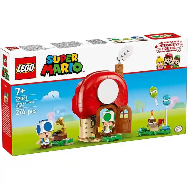 Constructor LEGO Super Mario Mario Kart – Petrecerea lui Toad, art. 72041