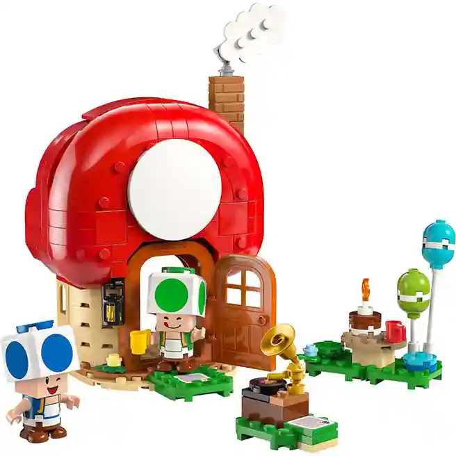 Constructor LEGO Super Mario Mario Kart – Petrecerea lui Toad, art. 72041