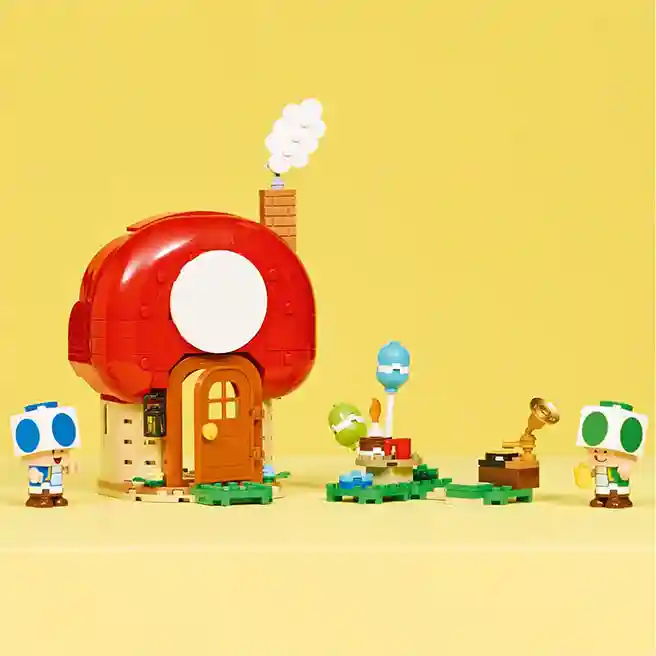 Constructor LEGO Super Mario Mario Kart – Petrecerea lui Toad, art. 72041