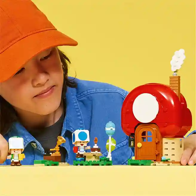 Constructor LEGO Super Mario Mario Kart – Petrecerea lui Toad, art. 72041