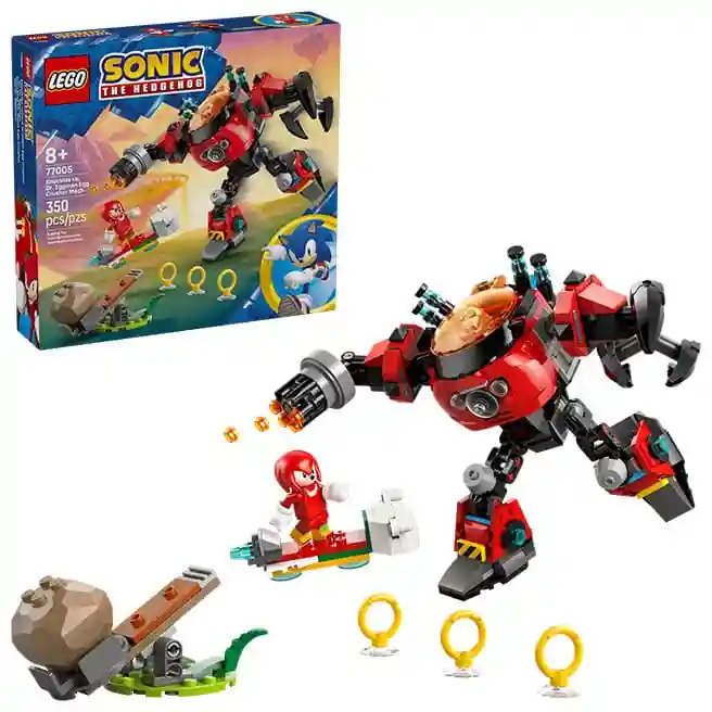 Конструктор LEGO Sonic The Hedgehog Наклз против Доктора Эггмана: Яйцедробилка, арт. 77005