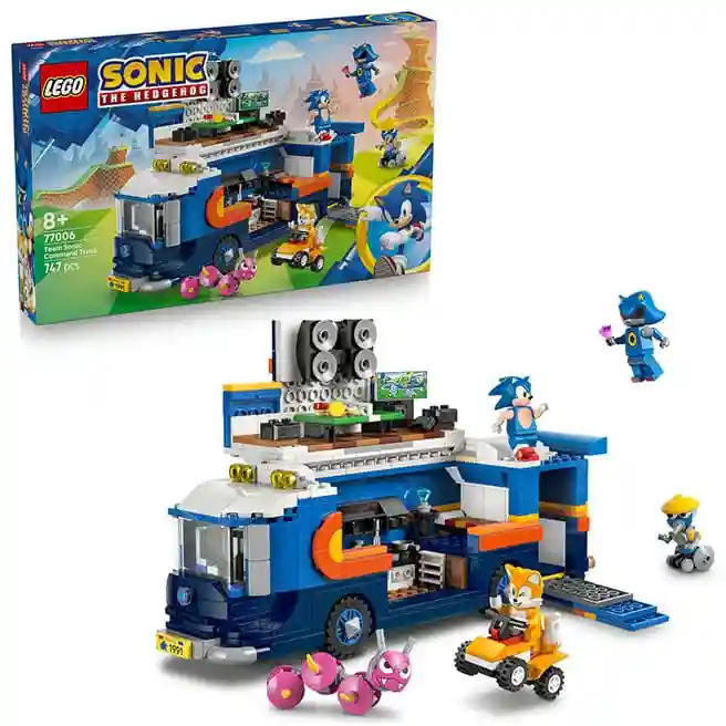 Constructor LEGO Sonic The Hedgehog Camionul Echipei Sonic, art. 77006
