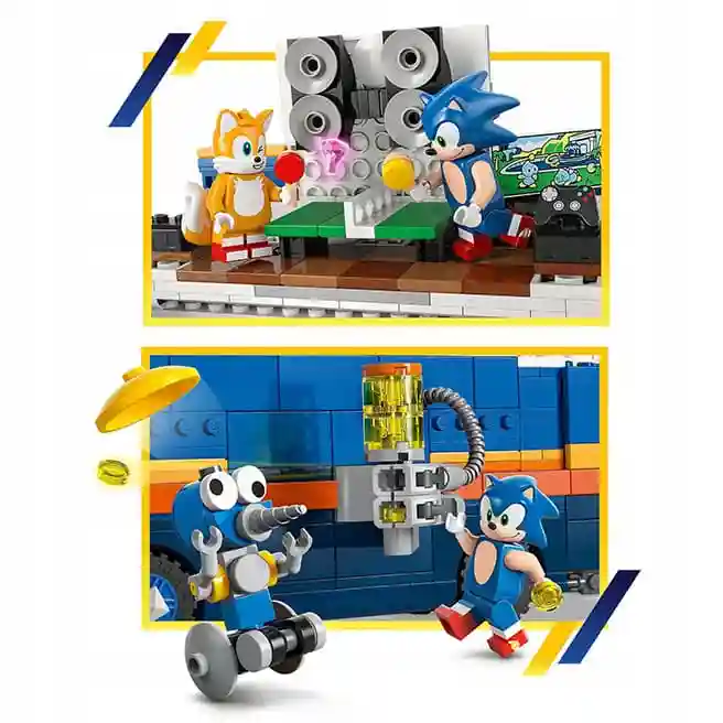 Constructor LEGO Sonic The Hedgehog Camionul Echipei Sonic, art. 77006
