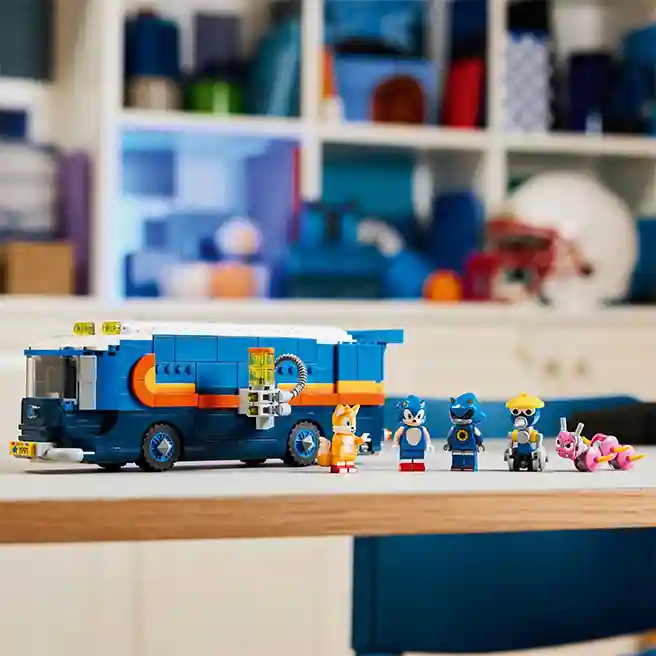 Constructor LEGO Sonic The Hedgehog Camionul Echipei Sonic, art. 77006