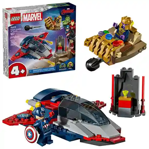 Конструктор LEGO Marvel Капитан Америка против Таноса, арт. 76319