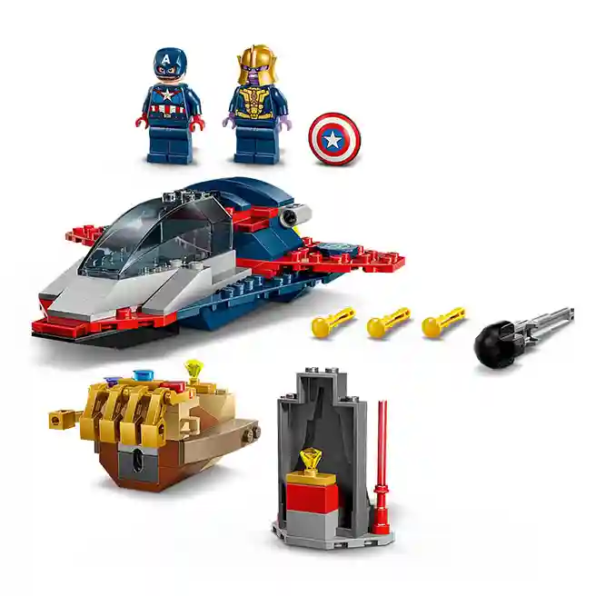 Конструктор LEGO Marvel Капитан Америка против Таноса, арт. 76319