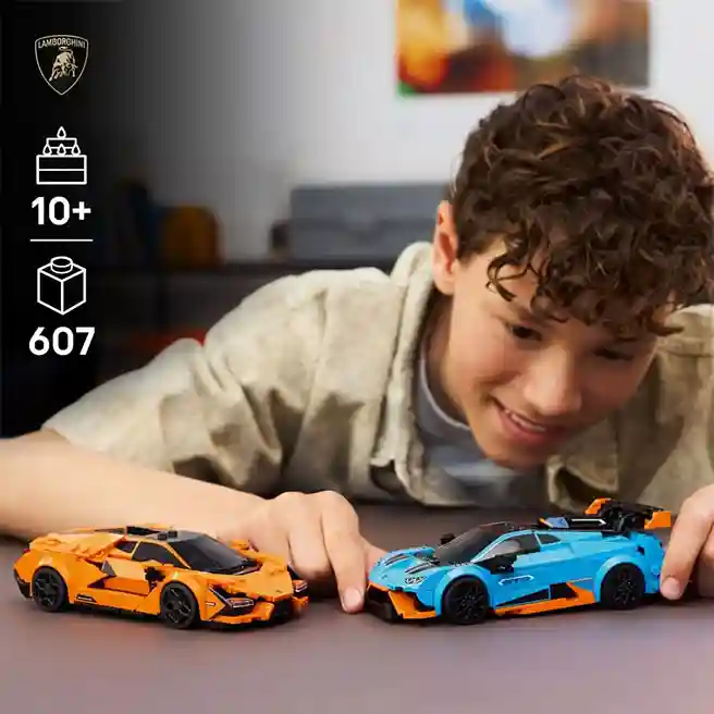 Конструктор LEGO Speed Champions Lamborghini Revuelto и Huracán STO, арт. 77238