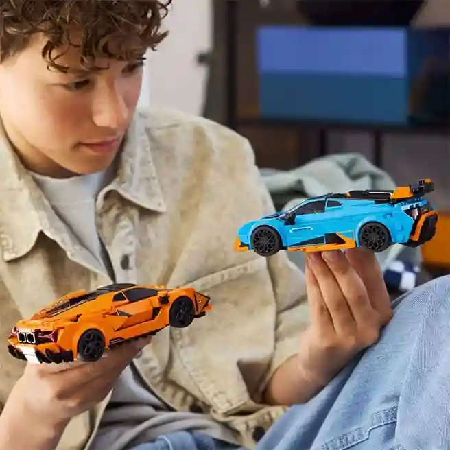 Конструктор LEGO Speed Champions Lamborghini Revuelto и Huracán STO, арт. 77238
