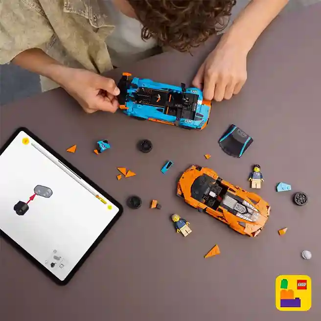 Конструктор LEGO Speed Champions Lamborghini Revuelto и Huracán STO, арт. 77238