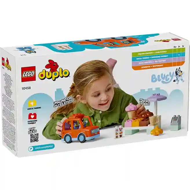 Constructor LEGO DUPLO Excursia la înghețată a lui Bluey, art. 10458