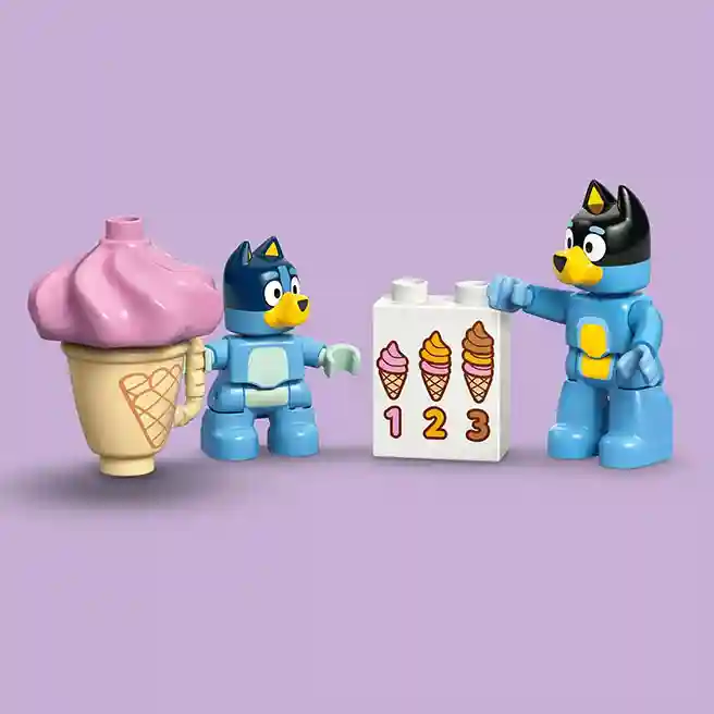 Constructor LEGO DUPLO Excursia la înghețată a lui Bluey, art. 10458