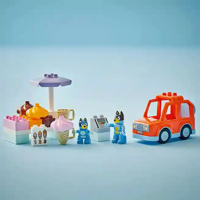Constructor LEGO DUPLO Excursia la înghețată a lui Bluey, art. 10458