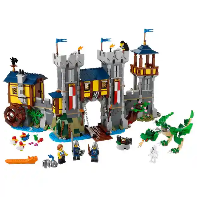 Constructor LEGO Creator Castelul Cavalerilor Medievali, art. 31168