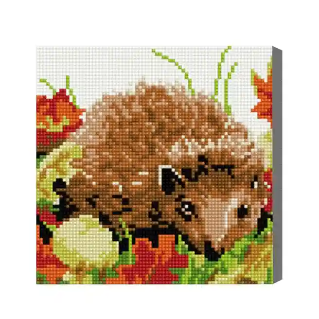 Arici, 20x20 cm, mozaic cu diamante