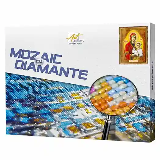 Алмазная мозаика 40x50 см. Икона Утоли Моя Печали