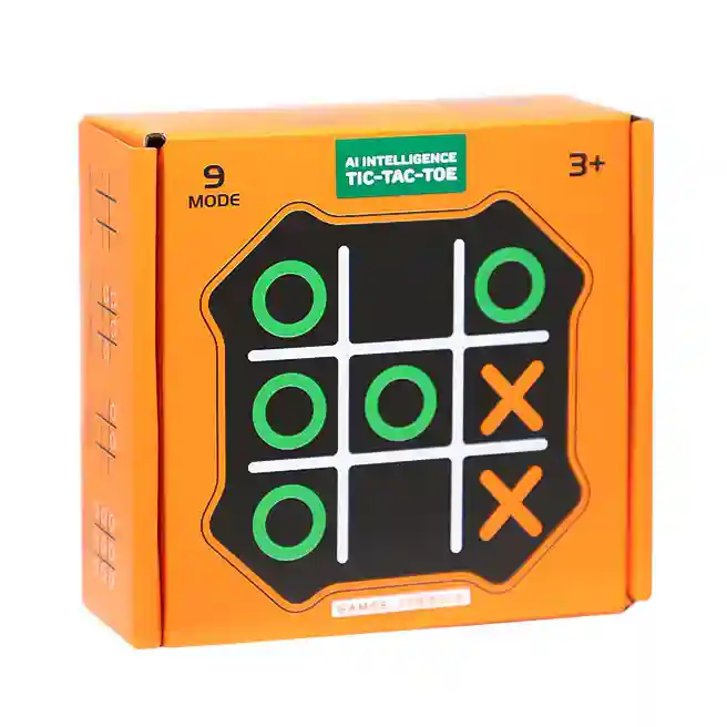 Joc portabil de tic-tac-toe, verde, cod 879041