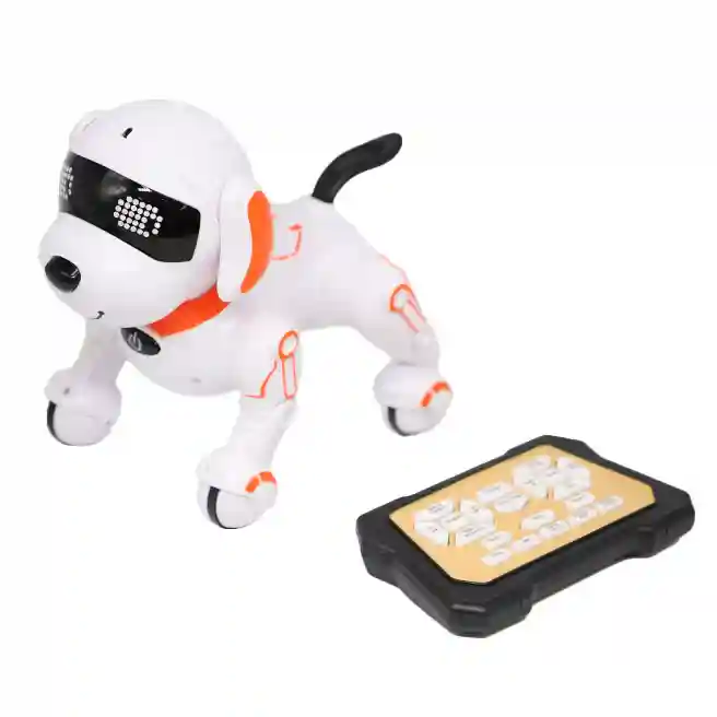Câine-robot interactiv cu radiocomandă, roșie, cod 862044
