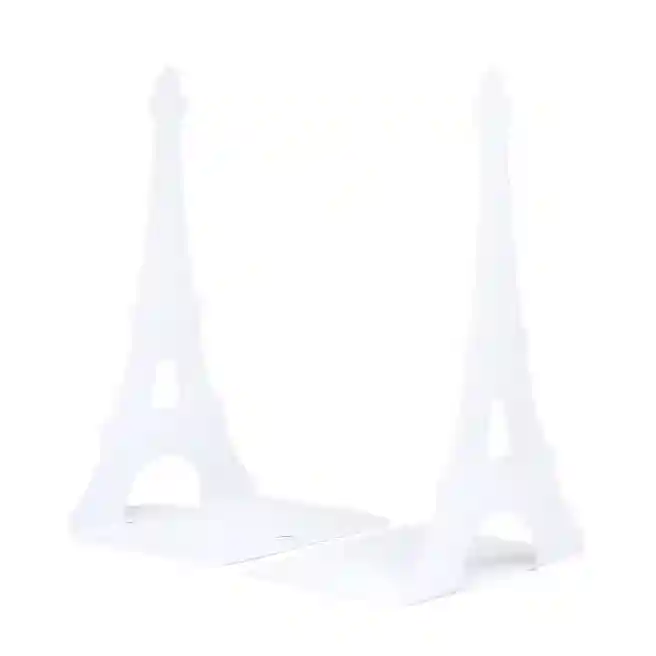 Suport metalic pentru cărți Turnul Eiffel, Alb