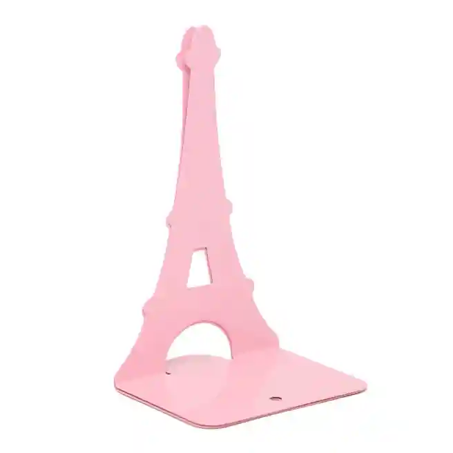 Suport metalic pentru cărți Turnul Eiffel, Roz