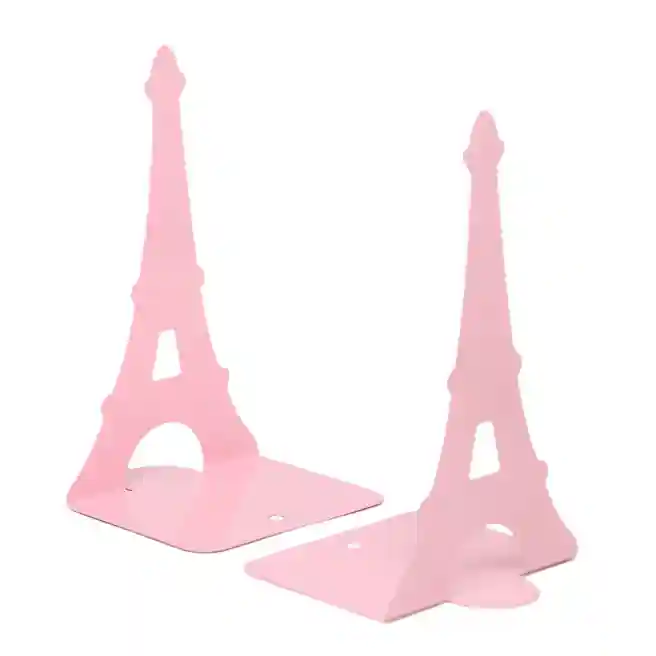 Suport metalic pentru cărți Turnul Eiffel, Roz