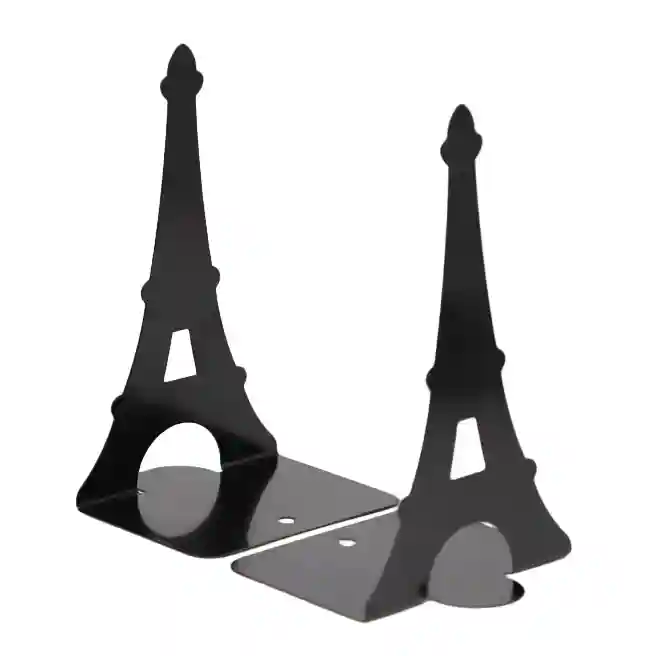 Suport metalic pentru cărți Turnul Eiffel, Negru