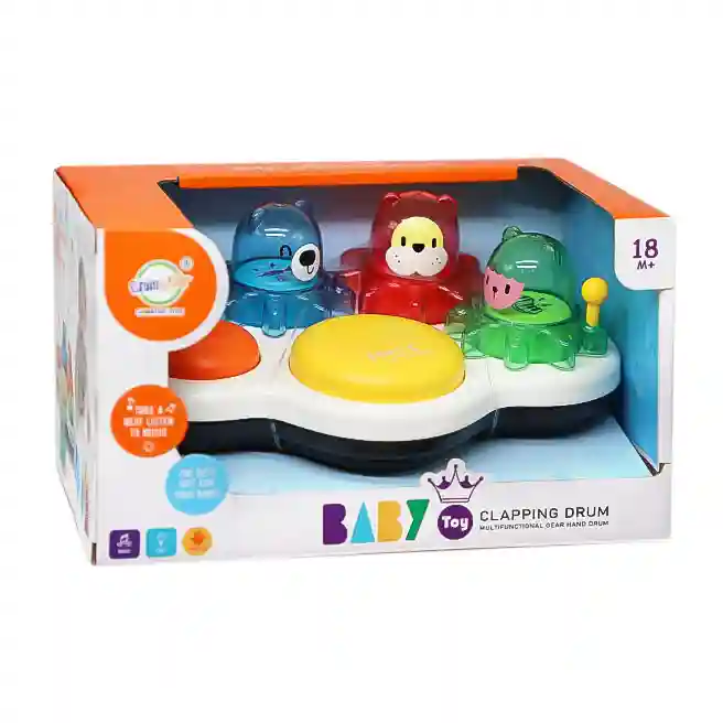 Музыкальная игрушка "Барабан с хлопками", код 1061D