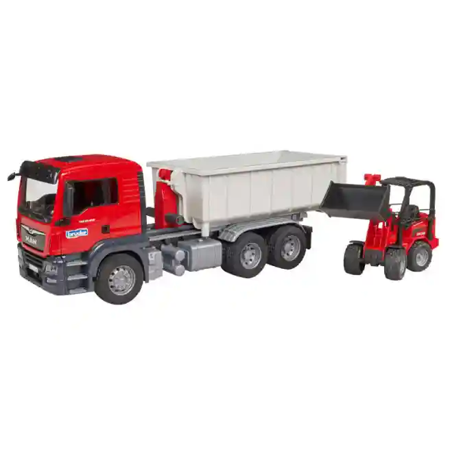 Camion MAN TGS cu container și încărcător Schäffer, cod 53995